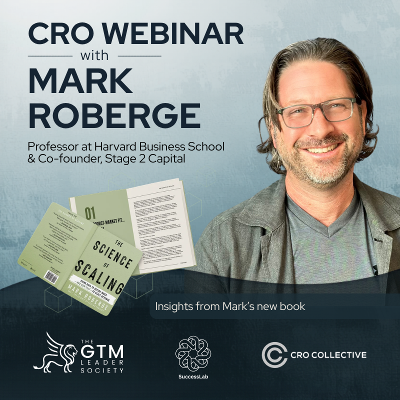 CRO Webinar with Mark Roberge
